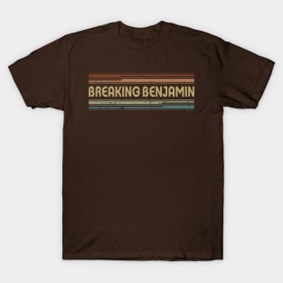 Breaking Benjamin Retro Lines T-Shirt